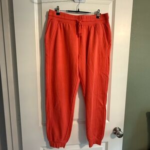 Bright pink/orange Jogger Pants